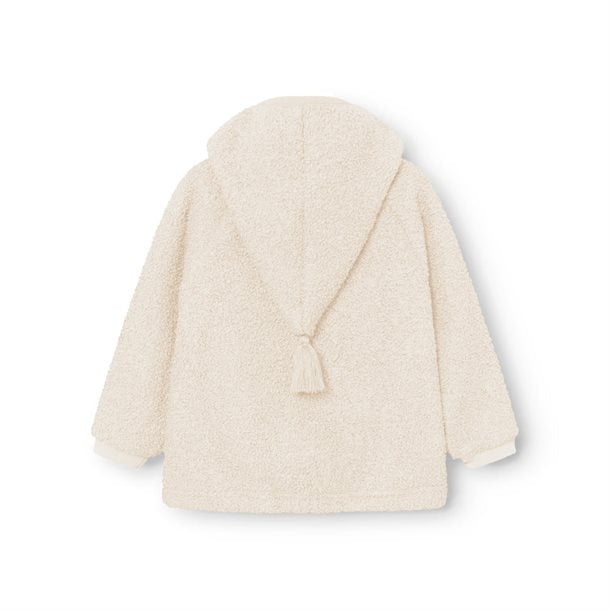 Mini A Ture - MATLIFF teddyfleece jacket. GRS - Angora cream