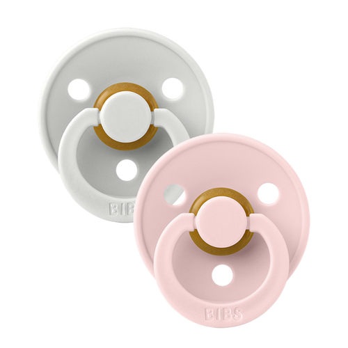 Sutter, Bibs, Bibssutter, Pacifier, Sut, Naturgummi, naturgummisut, Rund sut,Colour,Latex, 2Pack,Colour ,Haze, Blossom