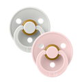 Sutter, Bibs, Bibssutter, Pacifier, Sut, Naturgummi, naturgummisut, Rund sut,Colour,Latex, 2Pack,Colour ,Haze, Blossom-str.2