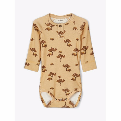 Lil' Atelier - BABY Geo LS Slim Body // Taos Taupe