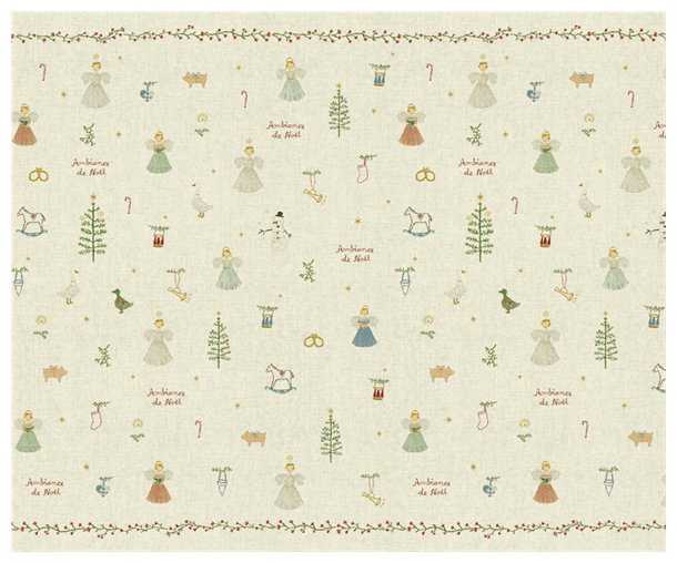 Maileg gavepapir med kaniner & Bamser// 10 meter