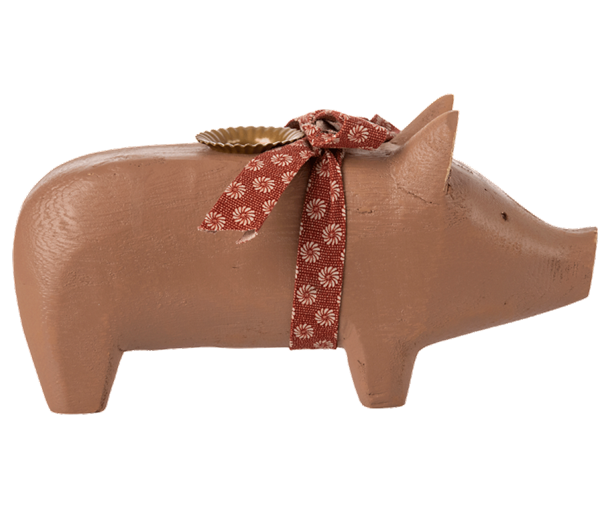 Gris lysestage, Medium - Gammel rosa