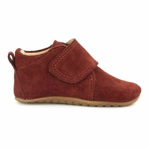 PomPom Starter Bodeaux Suede, baby starter sko, sutsko, ruskind sutsko
