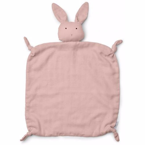Lækker sutte klud fra Liewood, Agnete sutteklud, kaninnusseklud, Agnete Cuddle Cloth, Liewood - Agnete Nusseklud -  Rabbit Rose