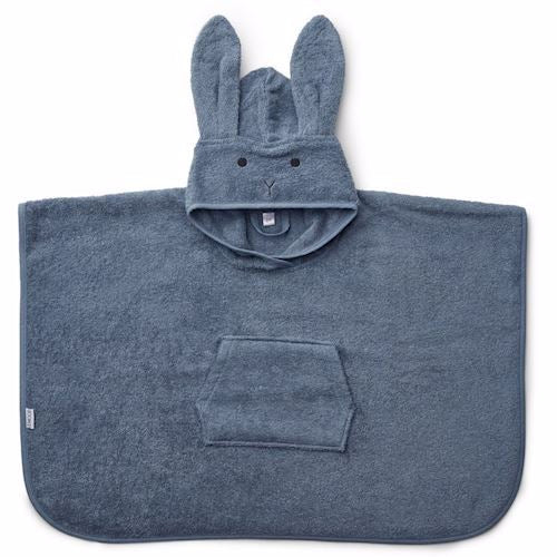Liewood - Poncho // Rabbit Blue Wave