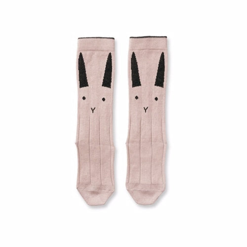 Liewood Sofie bomulds knæstrømper grå 2 pak