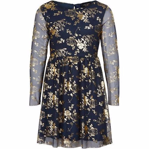 Festkjole, tylkjole, hverdagskjole, kjole, kjoler, The New, The New kjole, Pigetøj, The New Zin dress, pige kjole, glimmer kjole, jule kjole