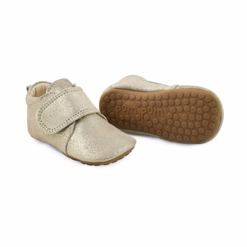 Pom Pom - Hjemmesko Fashion - Sparkel Gold