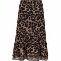 nederdel, skirt, lang nederdel, maxi nederdel, leo, leopard, brun, pige, vinter, The New - Nixa maxi skirt