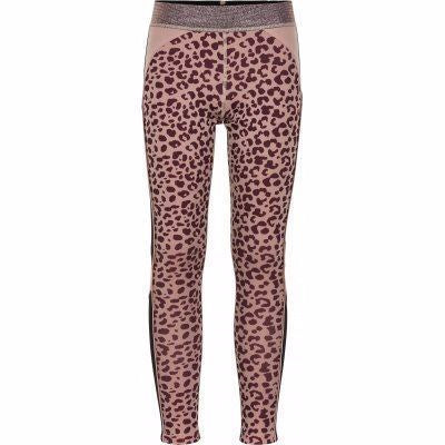 The New, gym, sport, sports t-shirt, running, løbeblue, pige, aktive børn, leo, leopard print, gymnastik tøj