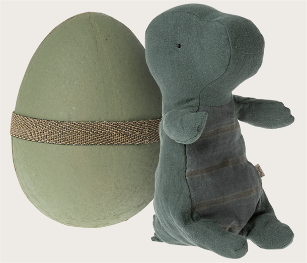 Gantosaurus i æg, Small - Mørk petrol