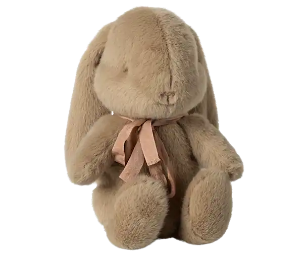 Maileg, babyseng, babycot, legetøj, børnelegetøj, musseseng, dukkeseng, Maileg dansende kat & Mus i skoæske Maileg Storebror mus i nattøj, Lysestage, Hest, Træ, Stor，Maileg - Plyskanin, Lille - Støvet brun