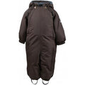 jakke, vinterjakke, babyjakke. Mikk-Line - Baby Flyverdragt Solid//chocolate brown