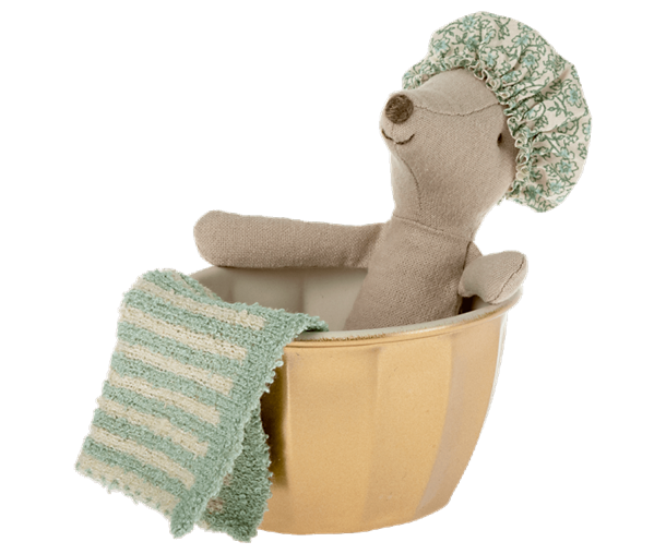 Maileg - Wellness mus store søster, bademus,