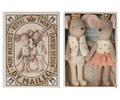 Maileg  - Royal tvillingemus, Lillebror og -søster