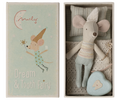 Maileg - Tooth fairy mouse, Little brother in matchbox