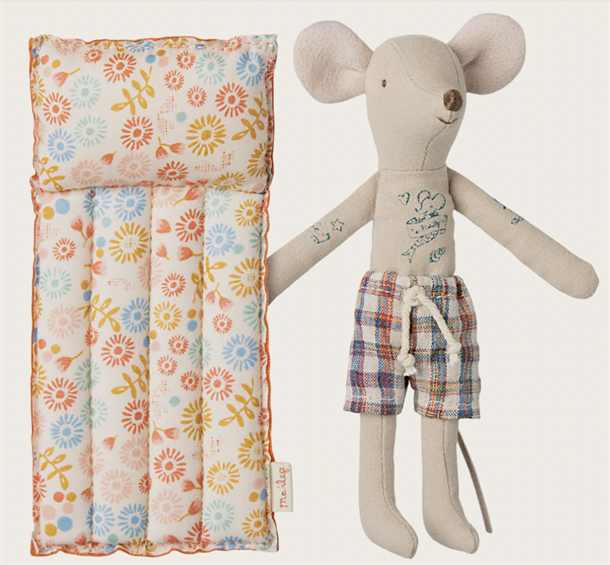Beach mouse with air mattress, Dad - Flower