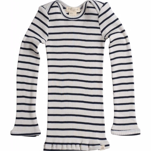 t-shirt, langærmet, lange ærmer, striber, sailor, minimalisma, silke, bomuld, bluse, dreng, pige, hvid, blå, sailor, Minimalisma,  Belfast Sailor t-shirt, 181-10-sailor,