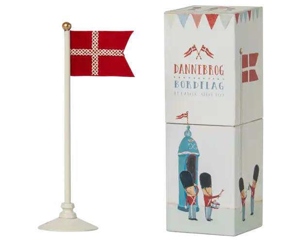Maileg - Dannebrog, Bordflag - Small