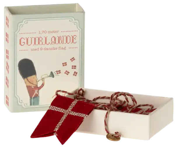 Maileg - Dannebrog, Flagguirlande
