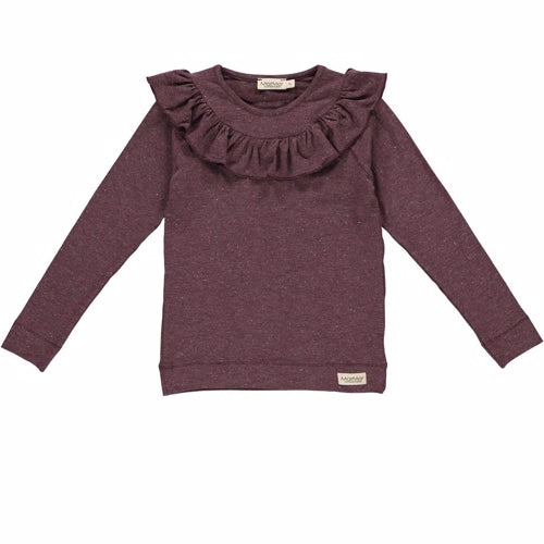 MARMAR Tessie - dark plum-Lurex shirts/top, 194-188-06-0418, julebluse