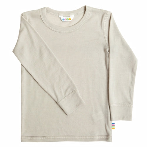 Joha Uld/Silke Bluse, RåHvid