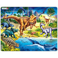 Larsens puslespil maxi // Dinosauer, puzzle, puslespil, larsen puslespil, dino puslespil, puslespil med dinoer. dinosauer