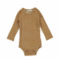 MarMar Leo Body LS, Leopard, Pumpkin Pie Leo 201-150-11-1135, body, body med lange ærmer, lange ærmer, bodystocking, drengebody, modalbody