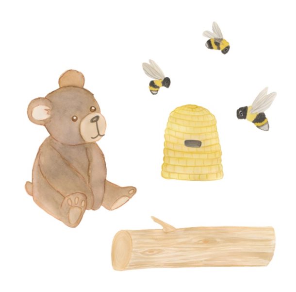 Thats Mine Wall Stickers  Bees And Bear