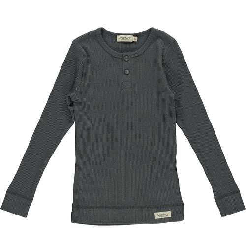 marmar t-shirt ls // loden, t-shirt, bluse, langærmet, overdel, top, trøje