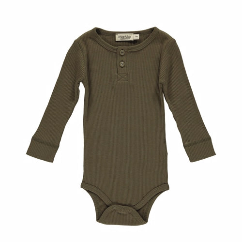 Marmar -body ls modal // loden, body, bodystocking, kønsneutral