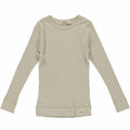marmar - plain tee ls modal // grey sand, t-shirt, bluse, langærmet, overdel, top, trøje, 204-100-16-0629