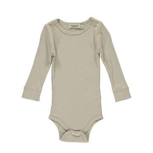 Marmar - body ls modal // grey sand, body, bodystocking, kønsneutral