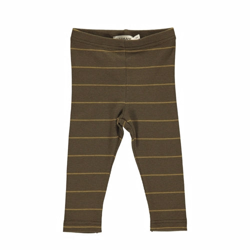 marMar - leg pants // golden olive stripe, bukser, leggings, babybukser, marmar