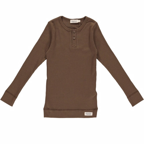 MarMar Tee LS, Modal Bluse // Bark