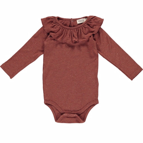 MarMar Berta, Lurex Melange Body // Cranberry Shimmer