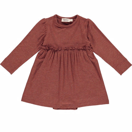 MarMar Ramona, Lurex Melange Kjole // Cranberry Shimmer