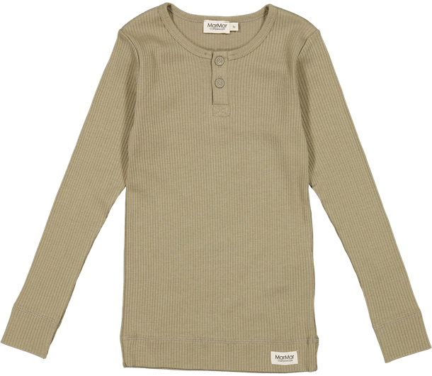 marmar - plain tee ls modal // desert red, t-shirt, bluse, langærmet, overdel, top, trøje