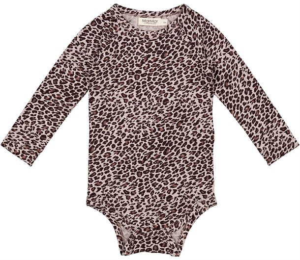 marmar, modal, body, langærmet body, leopard, leo, leoprint,