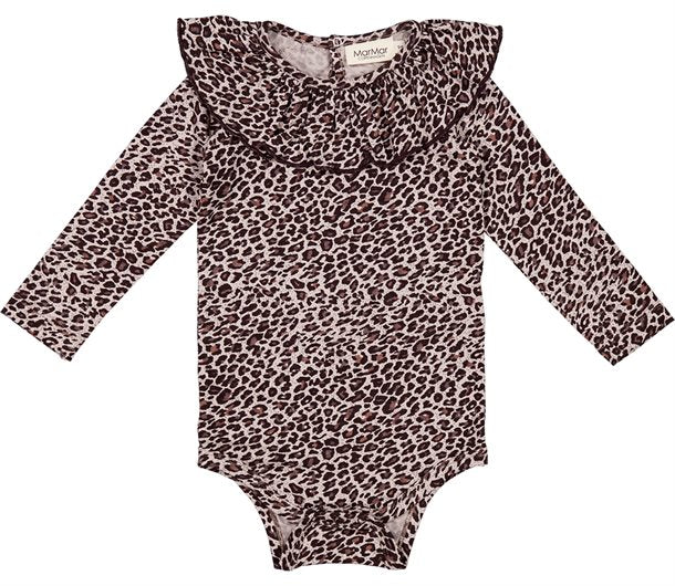 marmar, modal, body, langærmet body, leopard, leo, leoprint,