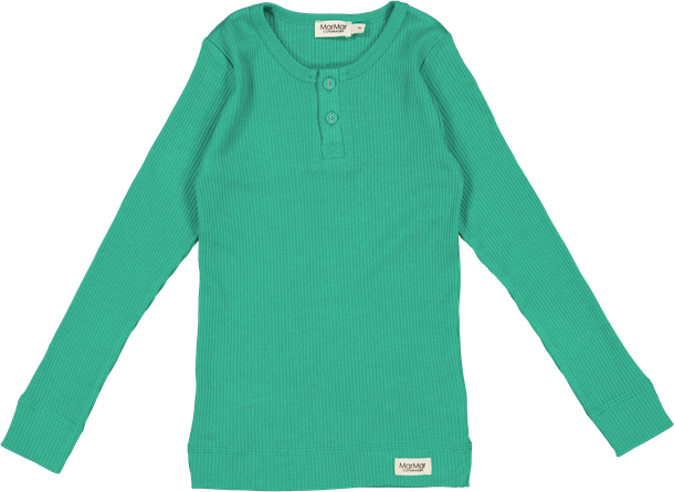 MarMar - Tee LS Modal // Grass, t-shirt, bluse, langærmet, overdel, top, trøje, grøn trøje, grøn t-shirt, grass