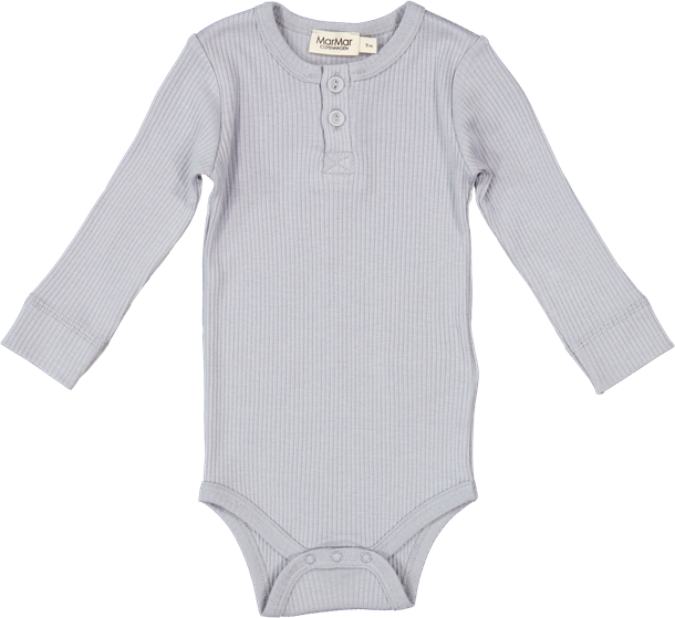 MarMar - Body LS Modal // Water, MarMar Body LS, Modal, body, body med lange ærmer, lange ærmer, bodystocking, drengebody, modalbody, pigebody