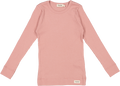 MarMar - Plain Tee LS Modal // Coral haze, t-shirt, bluse, langærmet, overdel, top, trøje, coral trøje, t-shirt coral