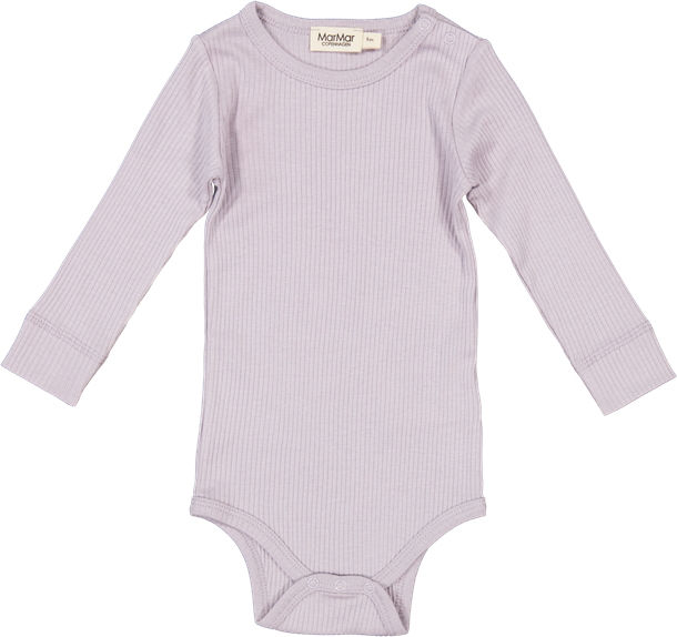 MarMar - Plain Body LS Modal // Plum dust, Modal, body, body med lange ærmer, lange ærmer, bodystocking, lilla body, plain body, body uden noget