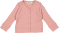 MarMar - Cardigan LS Modal // Coral Haze, t-shirt, bluse, langærmet, overdel, top, trøje, MarMar, Cardigan i coral