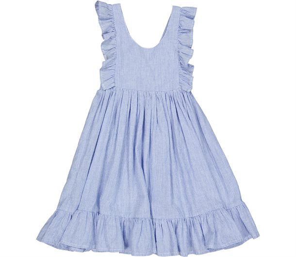 Marmar kjole, marmar danita kjole, bolich blue stripe, kjole fra marmar, stribet kjole, blå kjole, danita kjole.