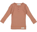 MarMar - Tee LS Modal // Water, t-shirt, bluse, langærmet, overdel, top, trøje, pastelfarve, lilla, t-shirt i grå, grå t-shirt