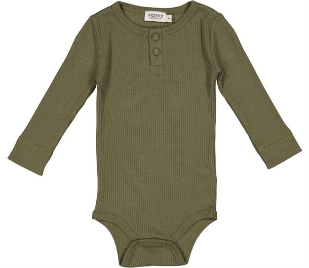 MarMar - Body LS Modal // Water, MarMar Body LS, Modal, body, body med lange ærmer, lange ærmer, bodystocking, drengebody, modalbody, pigebody