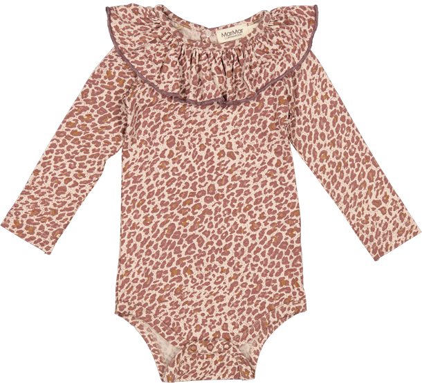 marmar, modal, body, langærmet body, leopard, leo, leoprint, MarMar - Leo Berta Body LS - Brown Leo
