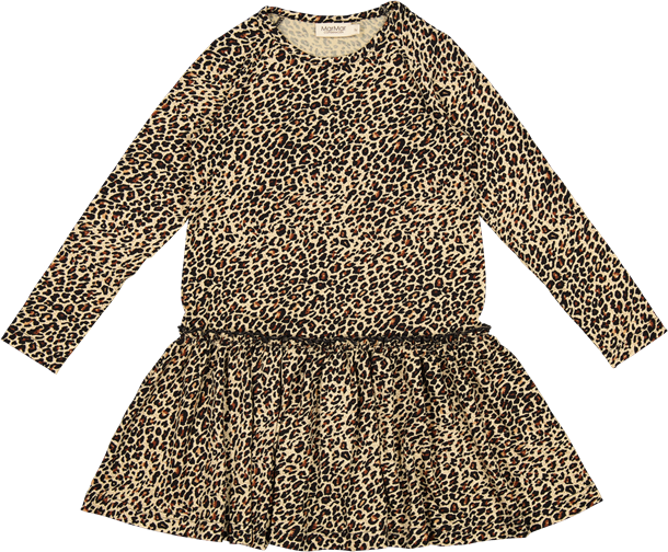 marmar leo kjole leoprint dress brown leo